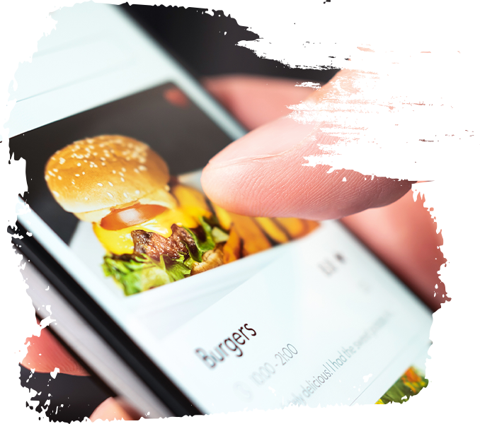 Ajoutez la possibilité de commander en ligne sur le site internet de votre restaurant à Montauban Photo d'une commande en ligne sur un site internet drupal via un smartphone