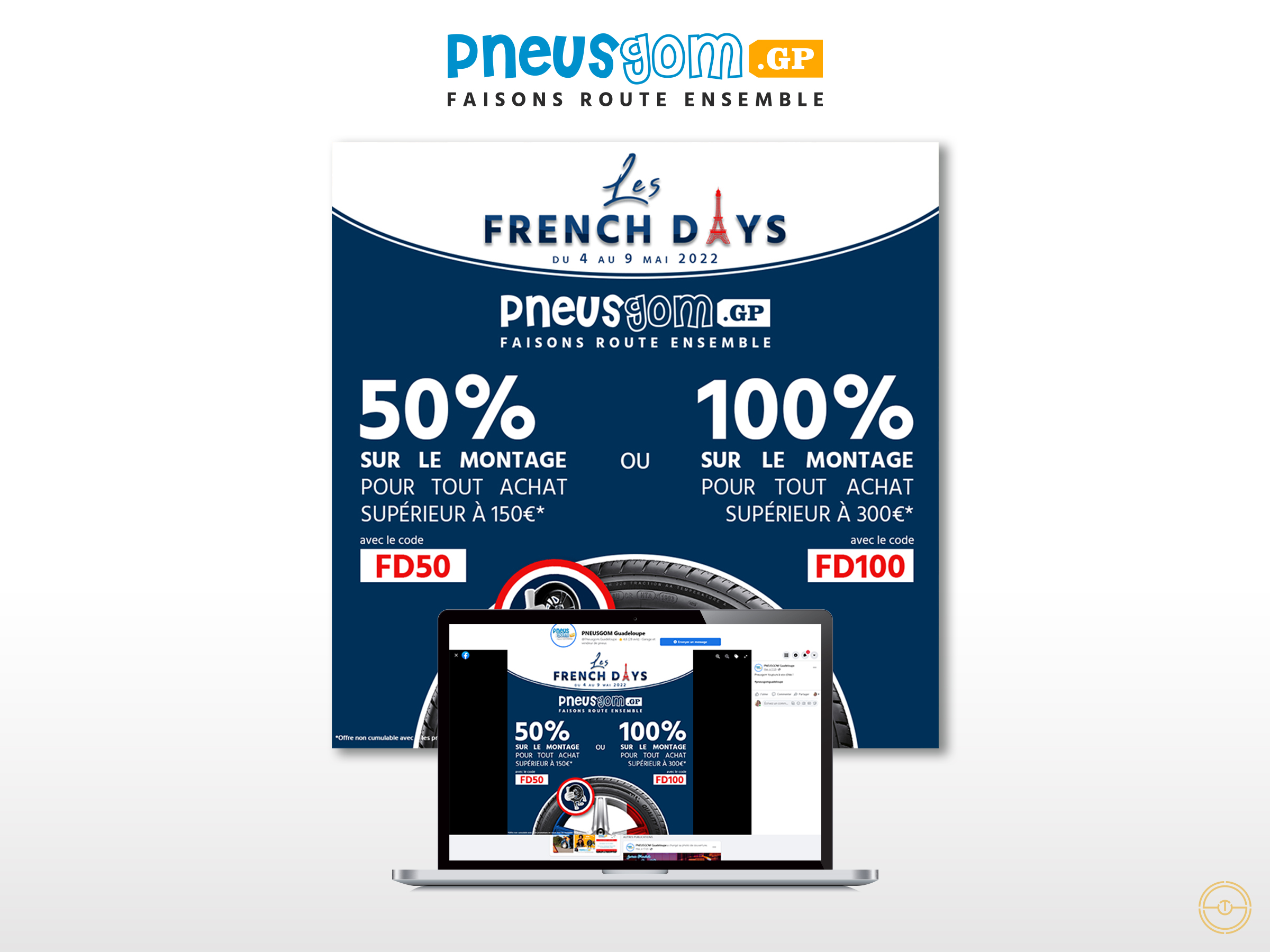 Communication visuelle pour les soldes French Days en France