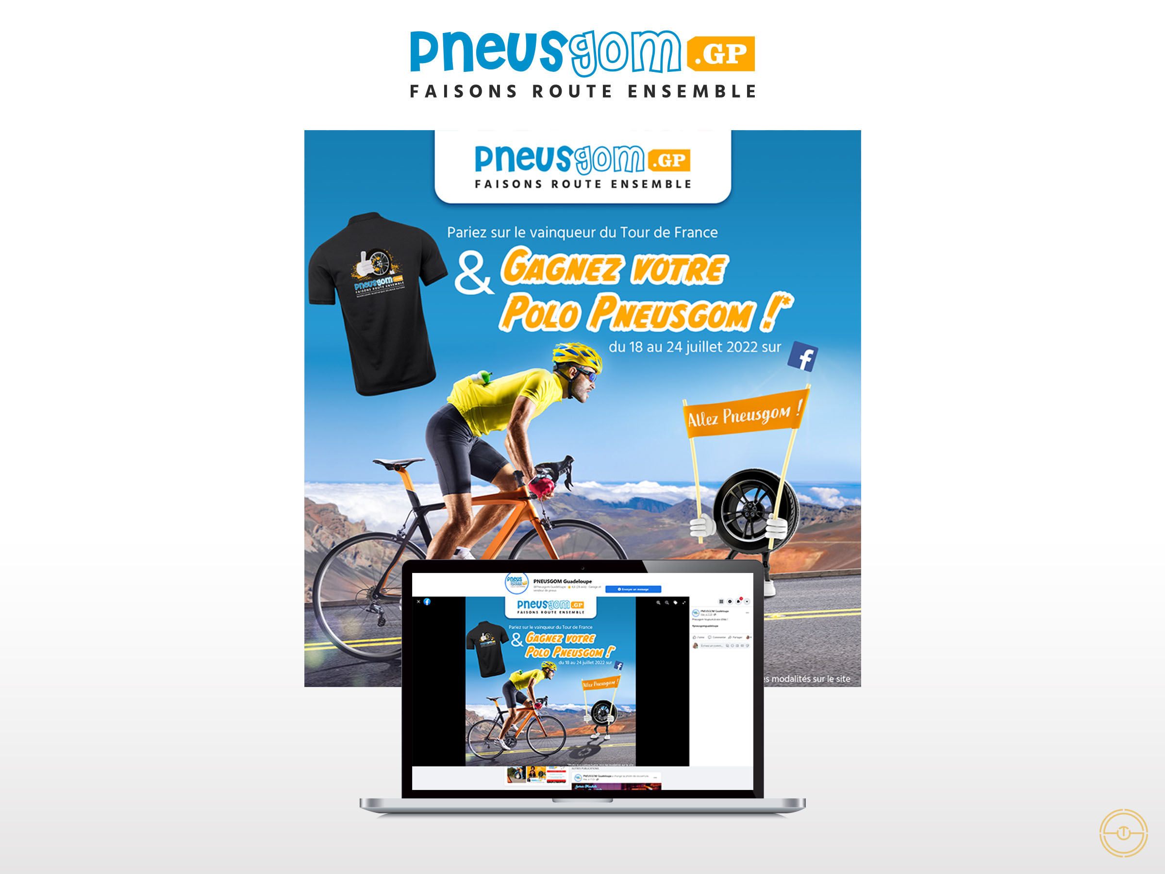 Motivez vous pour le Tour de France avec Pneusgom et le Studio509