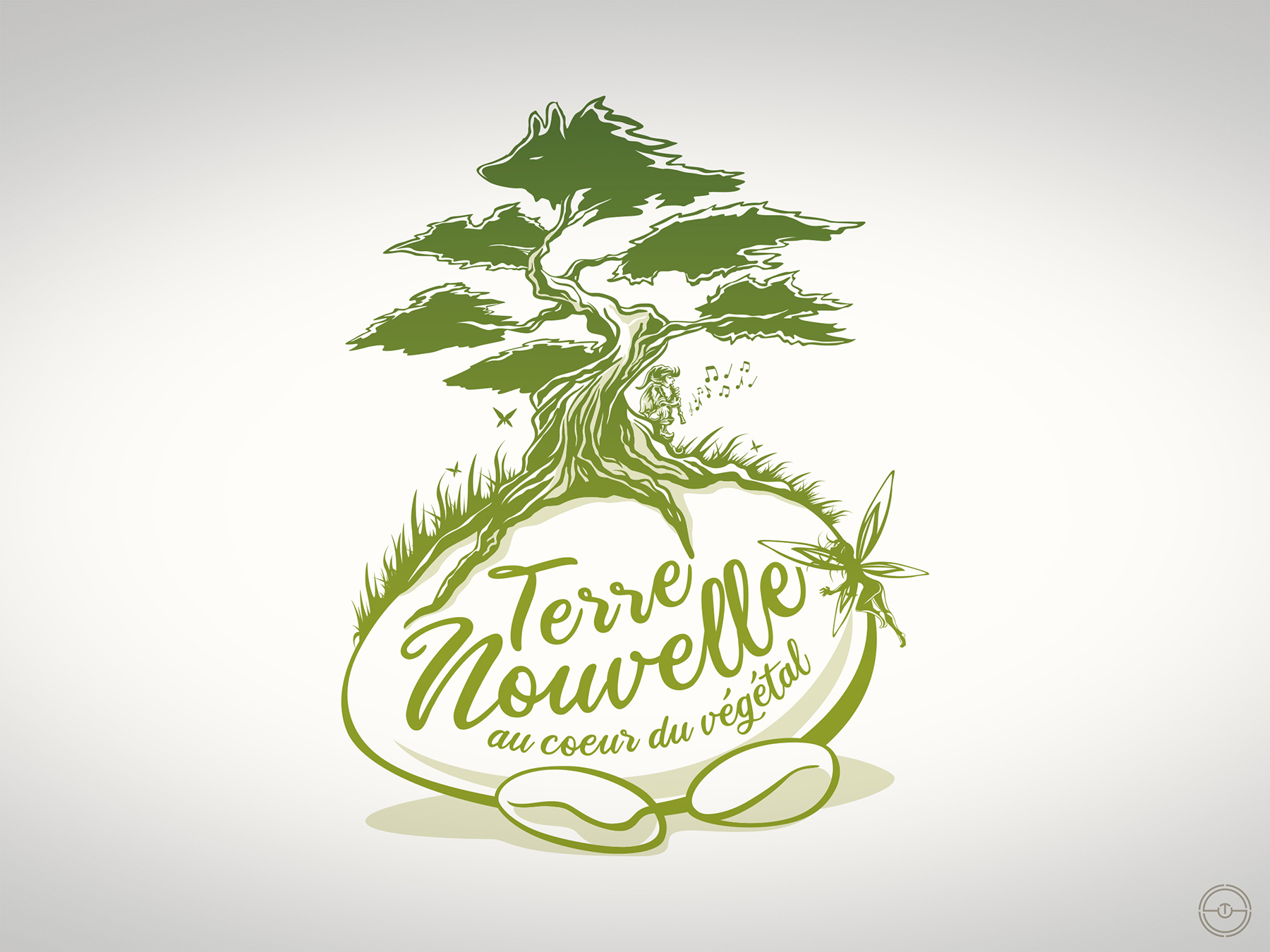 Présentation du logo de Terre Nouvelle, paysagiste en Aveyron