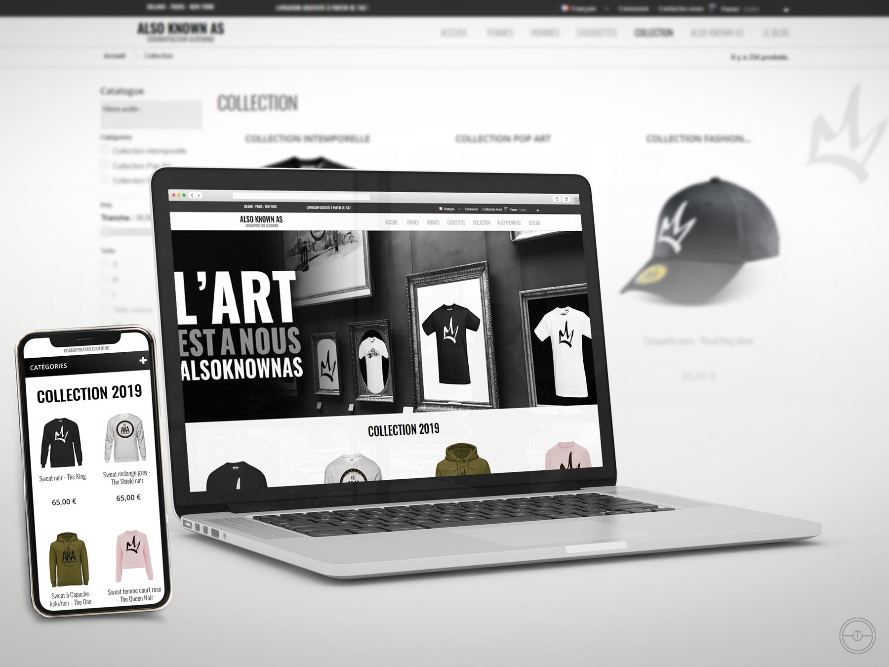 Site internet E-commerce avec le CMS Prestashop 1.6