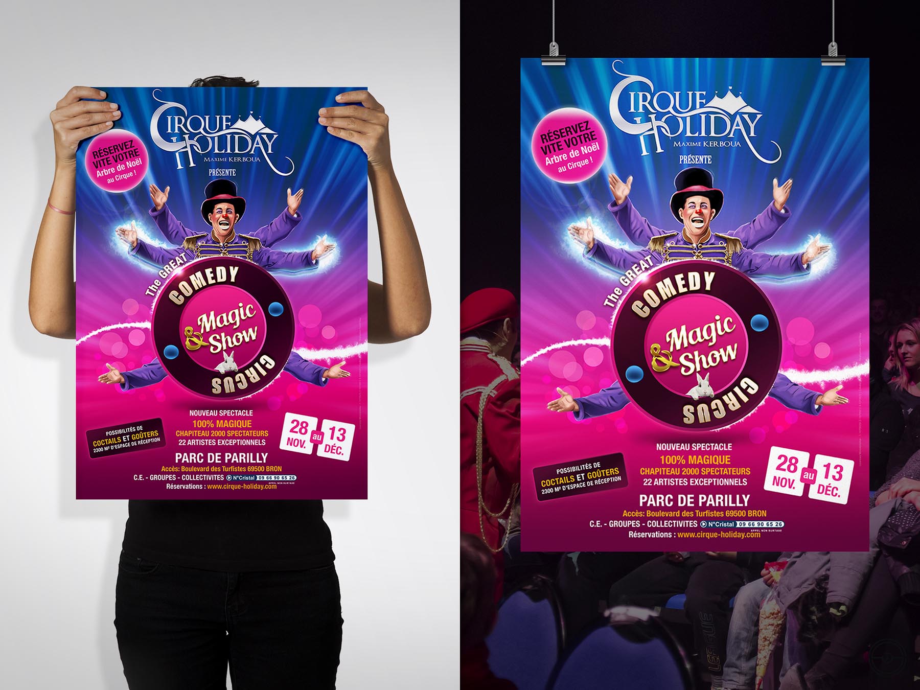 Affiche spectacle du cirque 2015