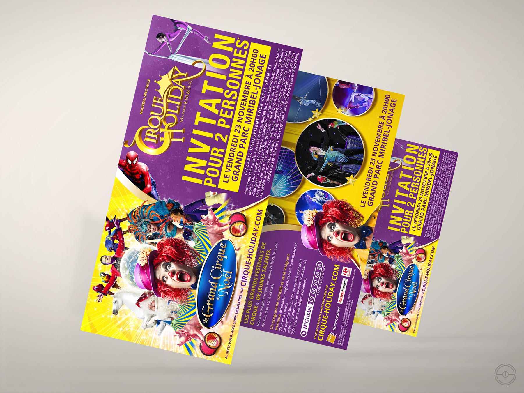 Flyer spectacle du cirque 2018