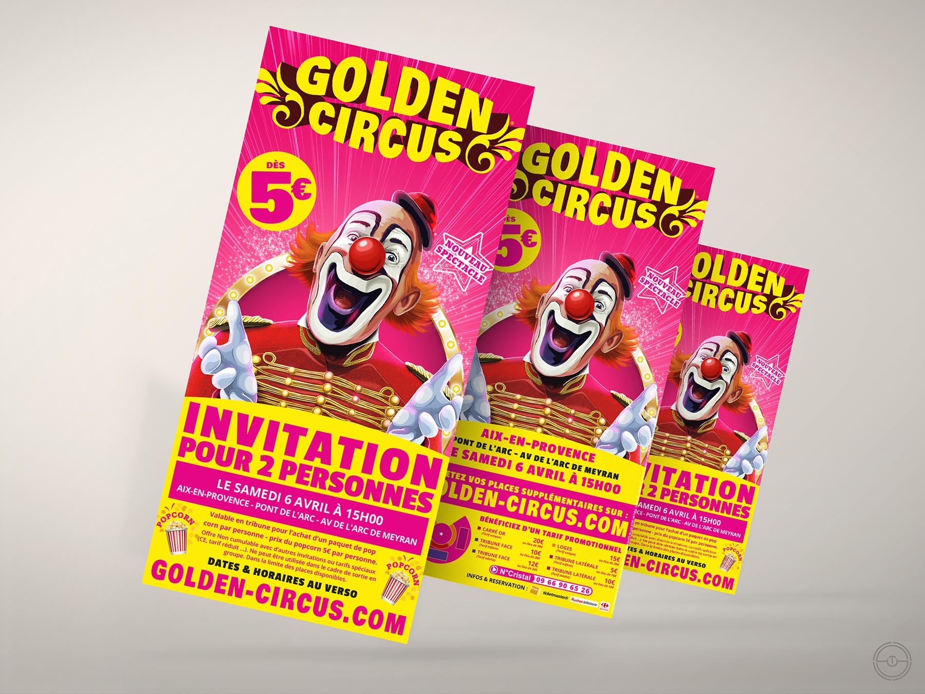 Flyer spectacle du cirque 2019