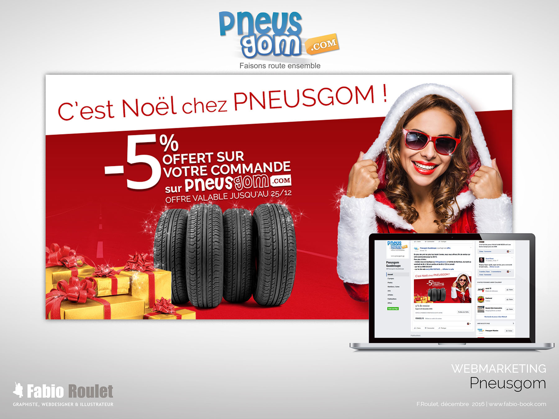 Publicité digitale pour Noel en Guyane française !