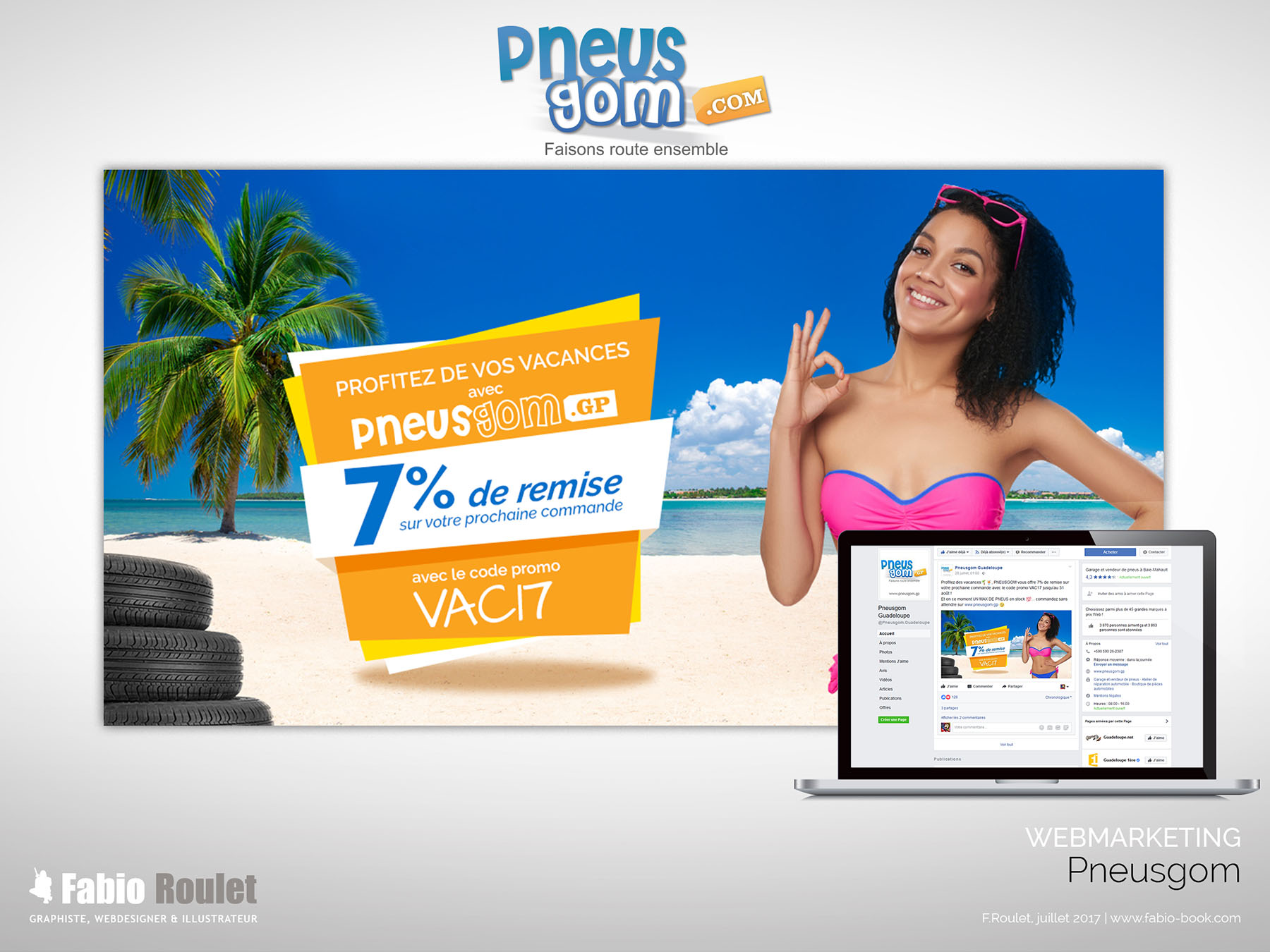 Pub digital marketing pour facebook guadeloupe