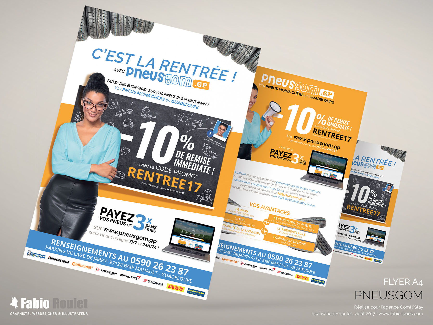 Flyer promo rentrée dans les Antilles