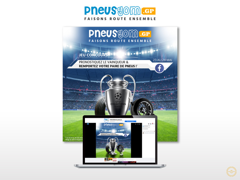 Digital Marketing pour Pneusgom pour la Champions League