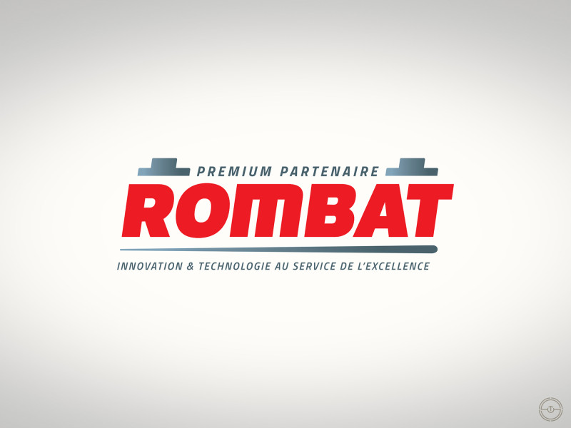 Présentation du logo de Rombat entreprise spécialisé dans la batterie prémium