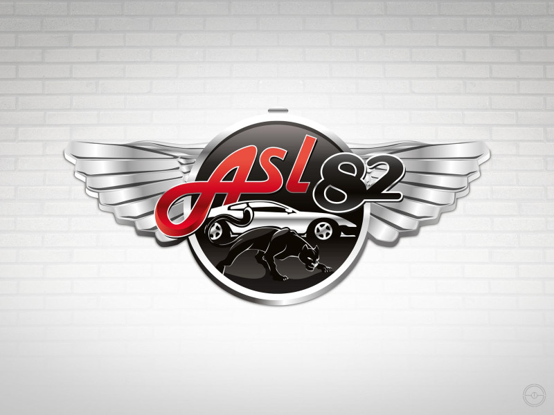 Création logo garage ASL82 à Montauban