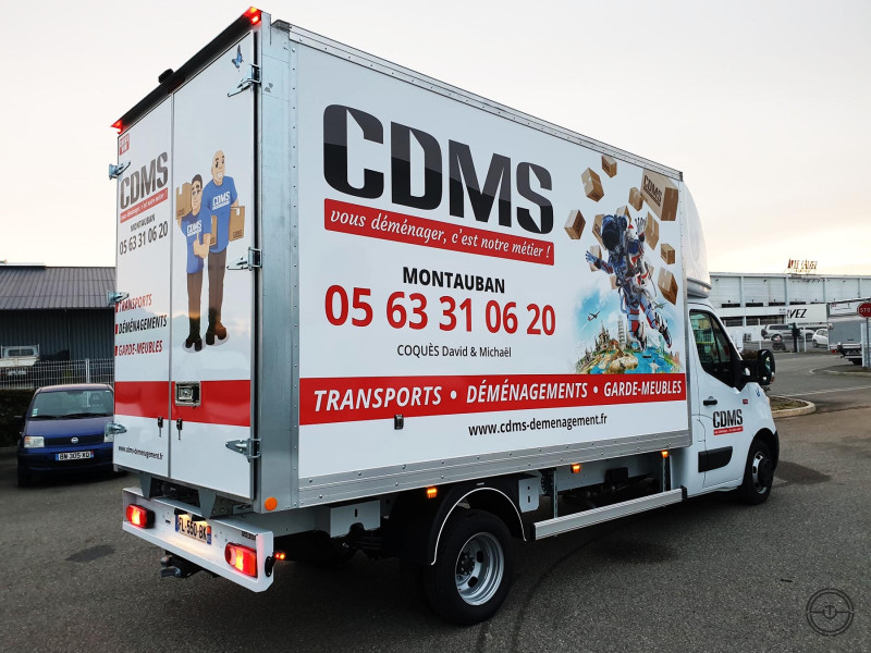 Marquage camion CDMS