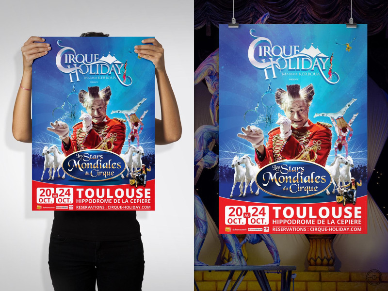 Affiche spectacle du cirque 2017