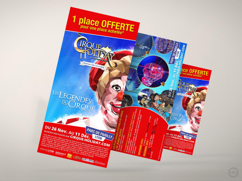 Flyer spectacle du cirque 2016