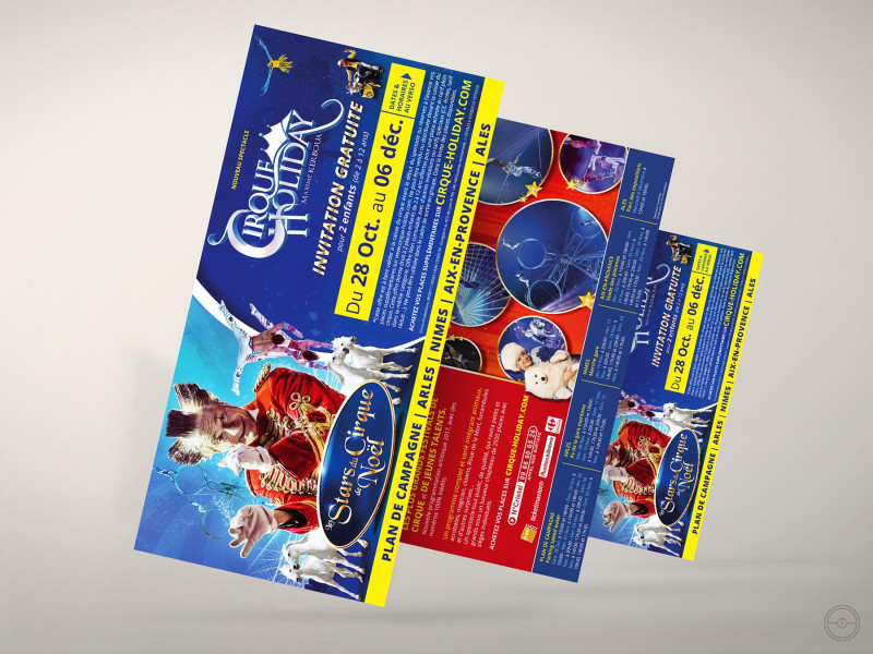 Flyer spectacle du cirque 2017
