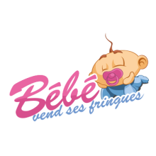 Logo bébé vend ses fringues