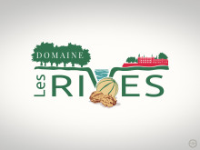 Présentation du logo du Domaine des Rives, spécialiste de la production de noix et melon a Montauban